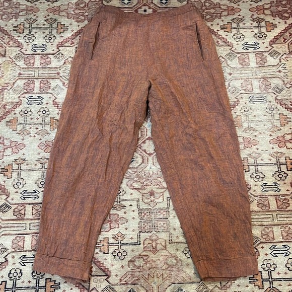 Elemente Clemente linen pants size 2 - Picture 3 of 7